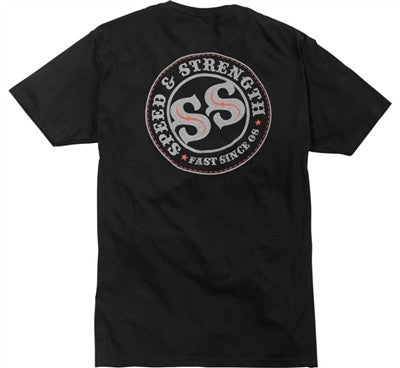 Speed and Strength 6 Shooter T-Shirt - Black