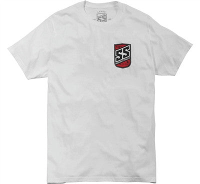 Speed and Strength Shield T-Shirt - White