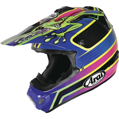 Arai VX-Pro4 Barcia 3 Offroad Helmet - Blue/Yellow/Pink
