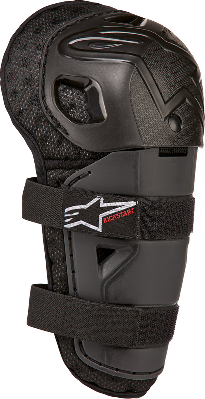 Alpinestars 2024 Kids Bionic Action Kickstart Guards Knee - Black/Red - OS