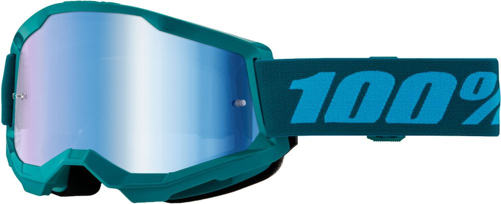 100% - 50028-00023 - STRATA 2 GOGGLE STONE MIRROR BLUE LENS