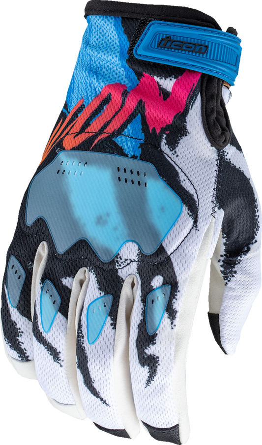 Icon Hooligan Rad Dawn Gloves White