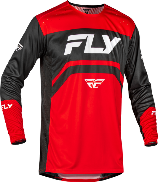 FLY Racing 2025 Youth Rayce Bicycle Jersey Red/Black/White