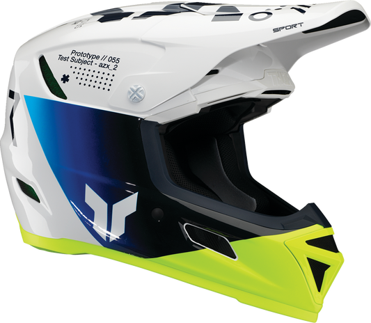 Thor 2025 Reflex Sport Strike MIPS Helmet Strike Navy/Acid