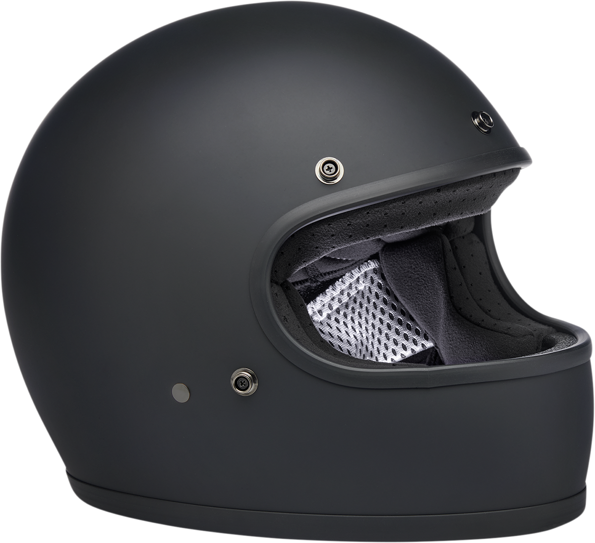 Biltwell Gringo Full Face Helmet Flat Black Factory