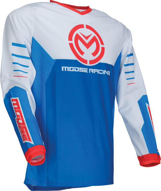 Moose Racing 2025 Qualifier Jersey Red/White/Blue