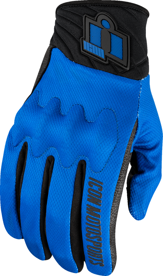 ICON Anthem 3 Gloves Blue