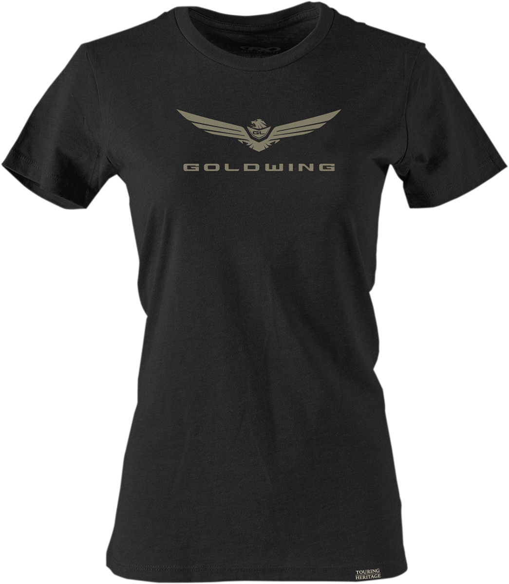 Factory Effex Womens Goldwing 2 T-Shirt Black