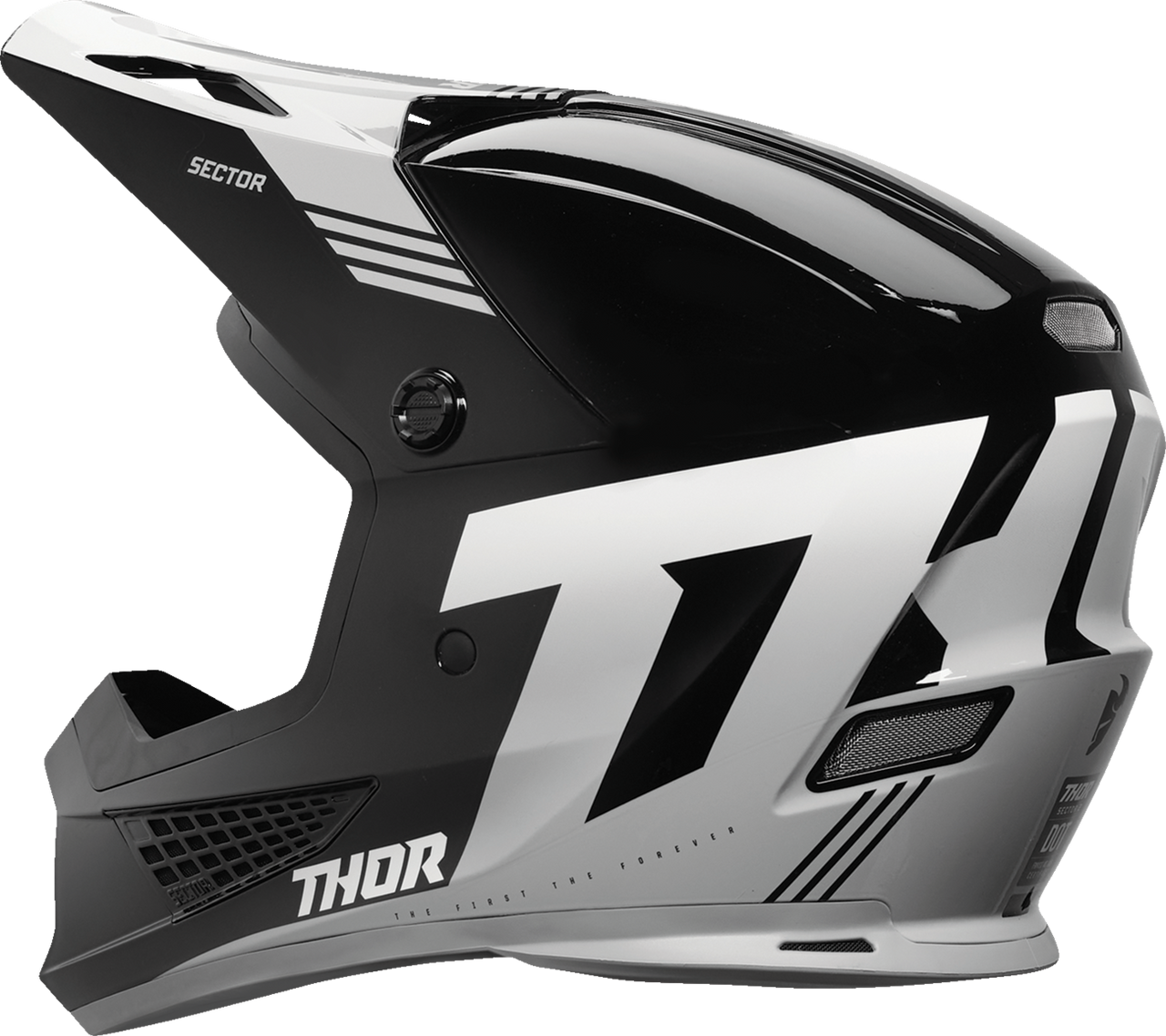 Thor Sector 2 Carve Helmet - Black/White