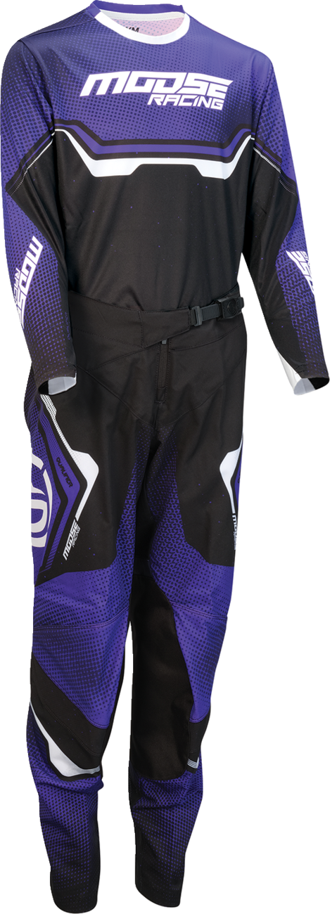 Moose Racing 2026 Youth Qualifier Jersey Purple/Black/White