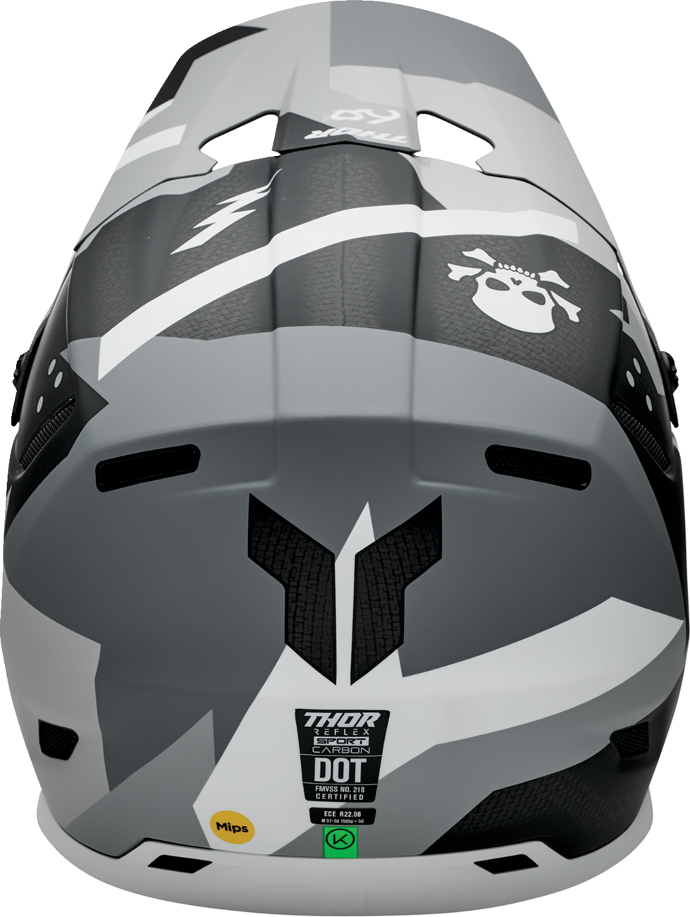 Thor Reflex Sport Helmet Carbon Brave MIPS Gray/White