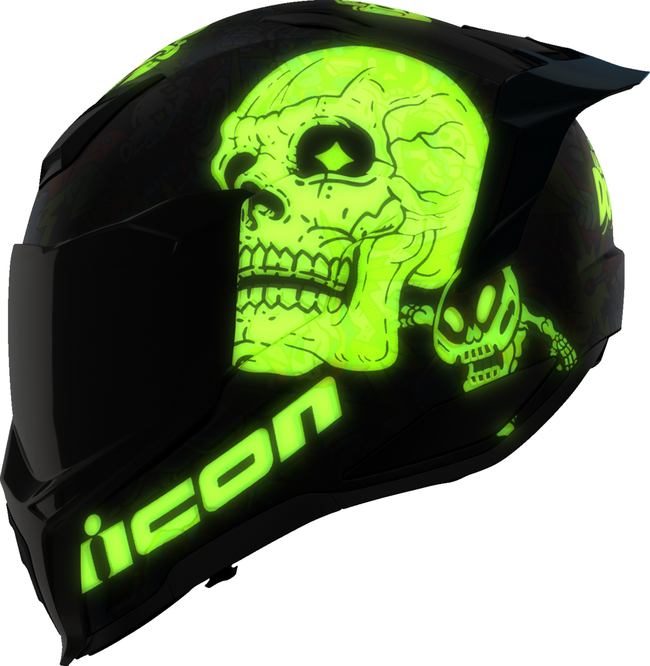 ICON Ultraflite MIPS Helmet Doodle 3 Blue