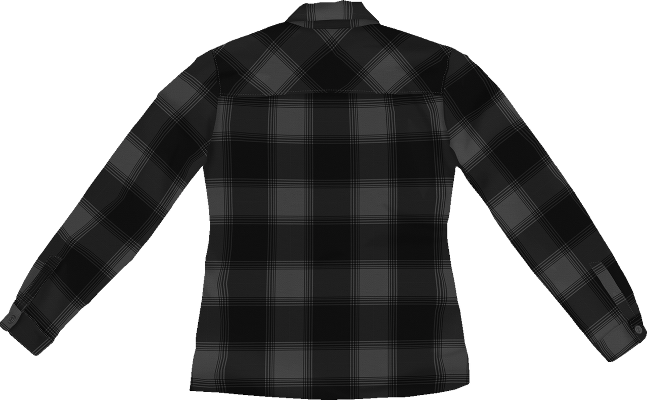 Icon Women's Fallblock CX Flannel Jacket Black