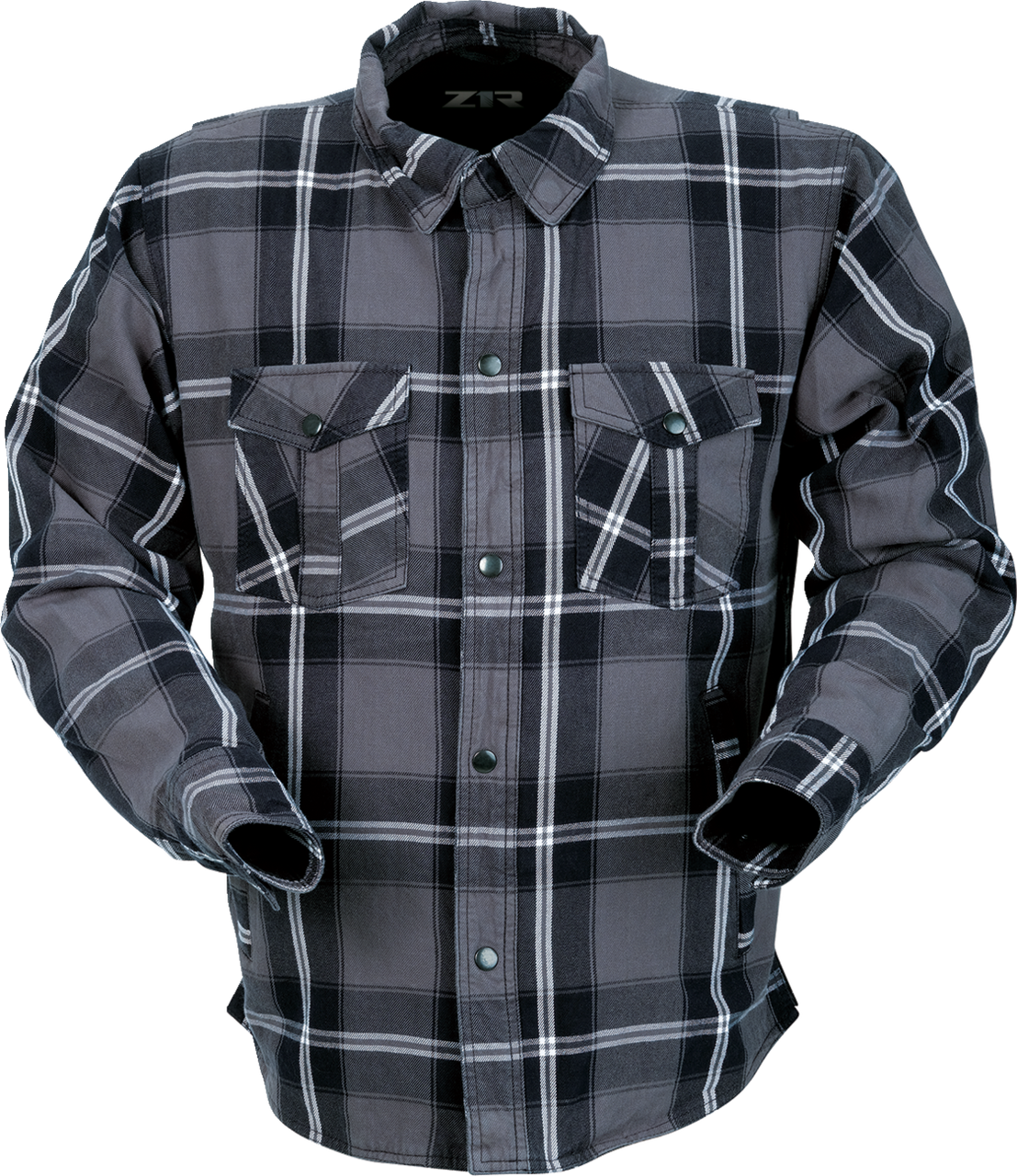 Z1R Ashwood Flannel Riding Shirt Gray