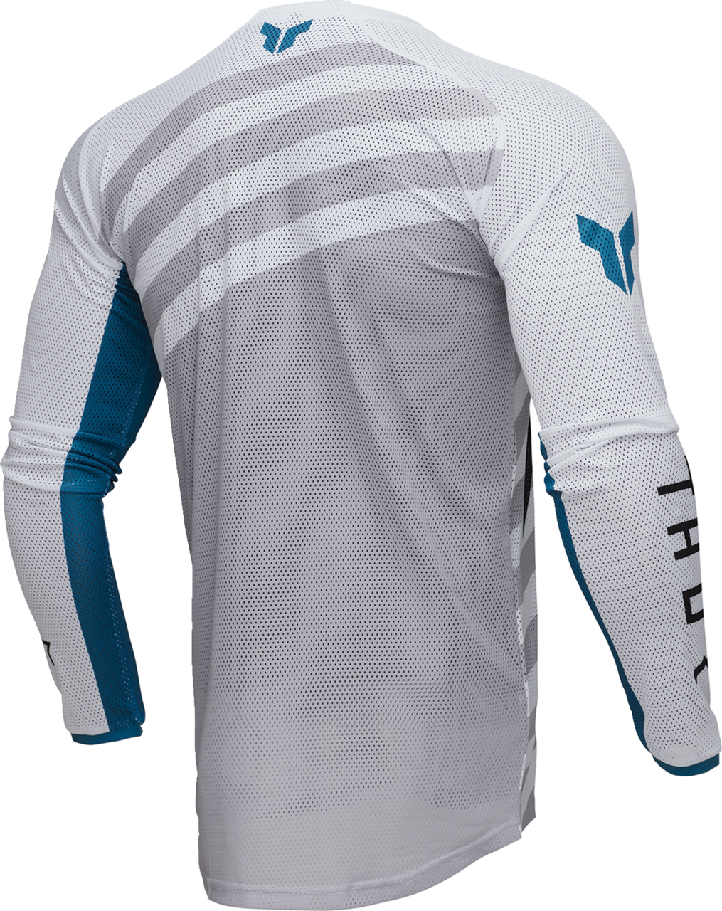 Thor 2025 LAUNCHMODE Vented Raid Jersey Pant Combo White/Gray