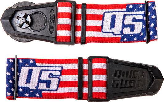 QUICK STRAP - QS-55 - QUICK STRAPS USA FLAG
