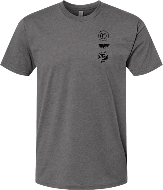 FLY Racing FLY Atom Tee Gunmetal Heather