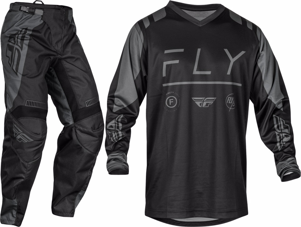FLY Racing 2024 F-16 Jersey Pant Combo Black/Charcoal