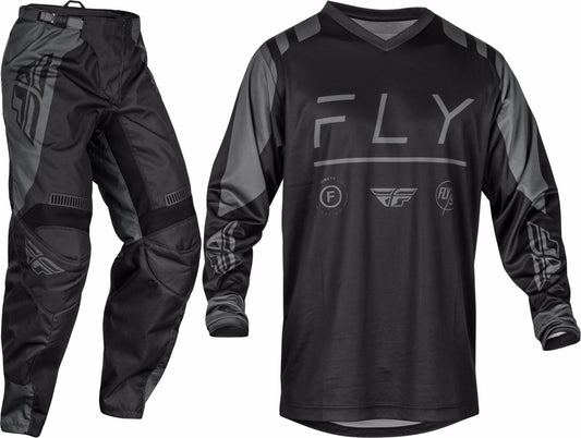 FLY Racing 2024 F-16 Jersey Pant Combo Black/Charcoal