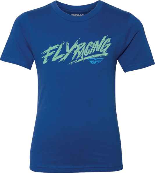 FLY Racing Youth FLY Khaos Tee Blue