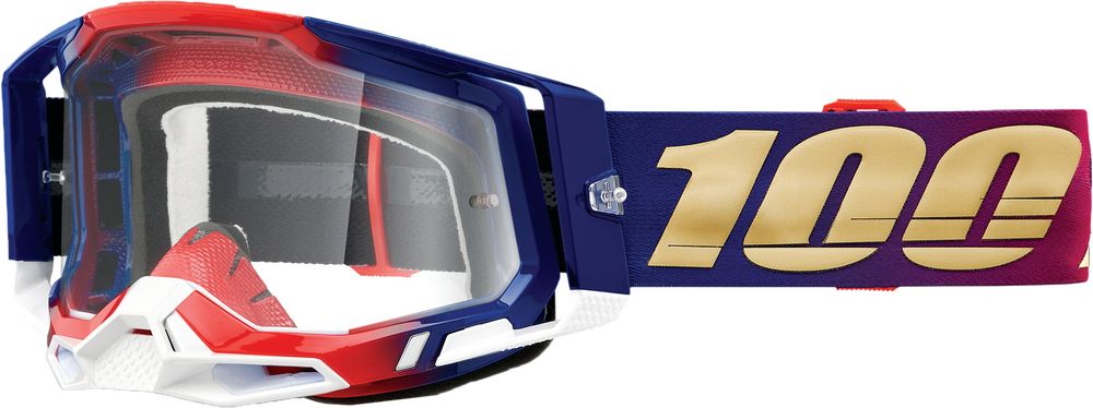 100% - 50009-00009 - RACECRAFT 2 GOGGLE UNITED CLEAR LENS