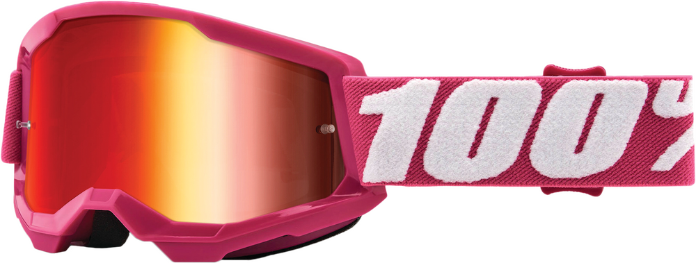 100% - 50032-00006 - STRATA 2 JUNIOR GOGGLE FLETCHER MIRROR RED LENS