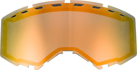 FLY RACING - FLB-023 - DUAL LENS WITH VENTS ADULT ORANGE MIRROR/SMOKE