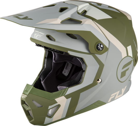 FLY Racing 2026 Formula CP Seal Helmet Matte Stone/Khaki/Olive