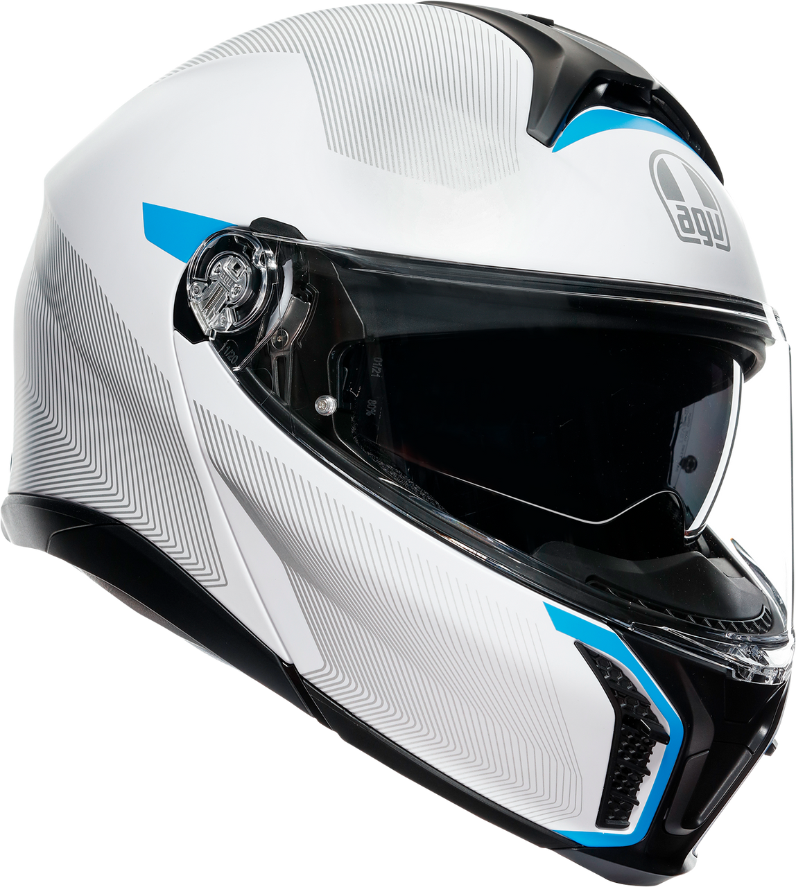 AGV Tourmodular Helmet Frequency Light Gray/Blue