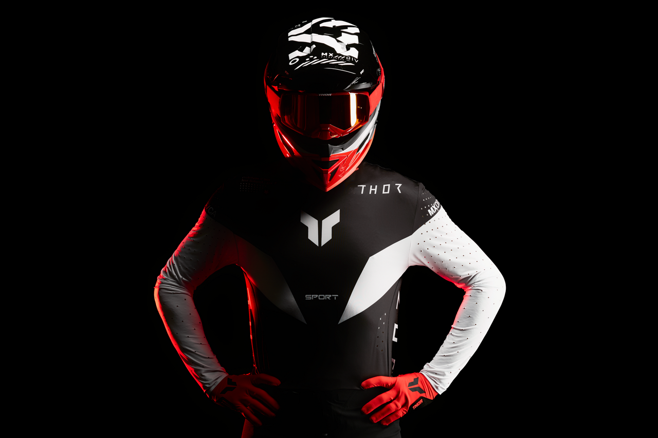 Thor 2025 SPORTMODE Strike Jersey Black