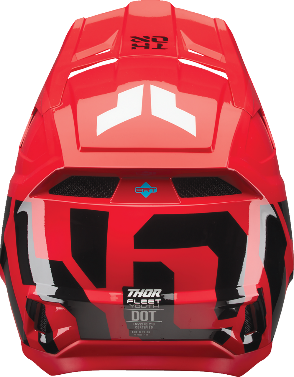 Thor 2025 Youth Fleet Helmet Forge Red