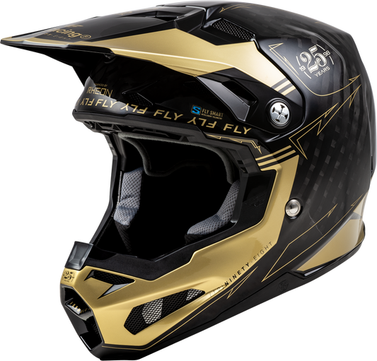 FLY Racing 2025 Formula S Carbon Legac Helmet Black/Gold