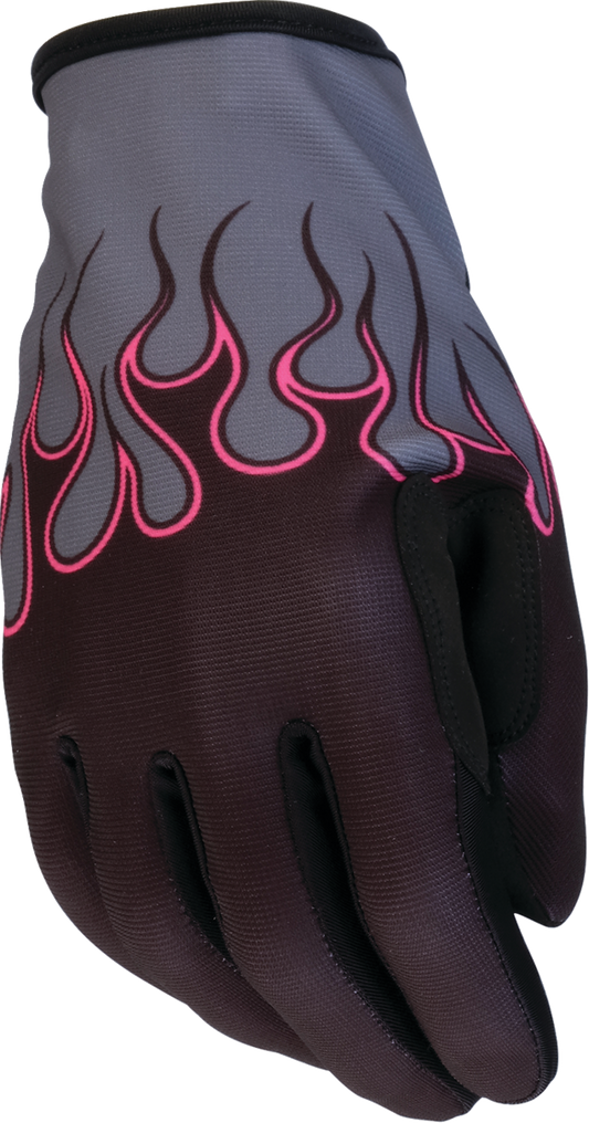 Z1R Womens Flame Gloves Pink