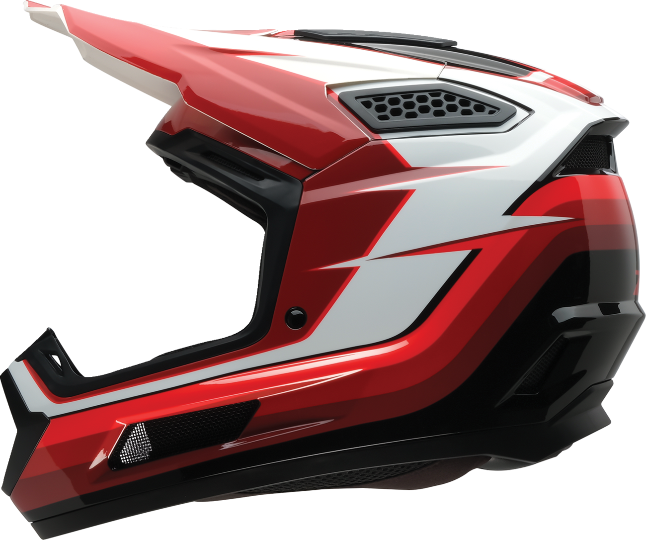 Z1R Dirt Maxx Offroad Helmet Vortex Red/White