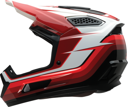 Z1R Dirt Maxx Offroad Helmet Vortex Red/White