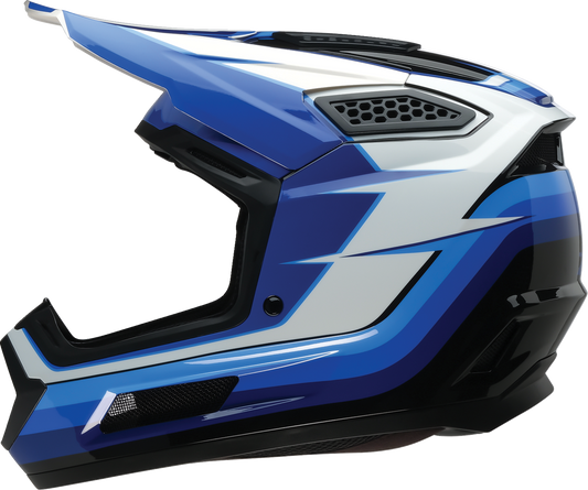 Z1R Dirt Maxx Offroad Helmet Vortex Blue/White