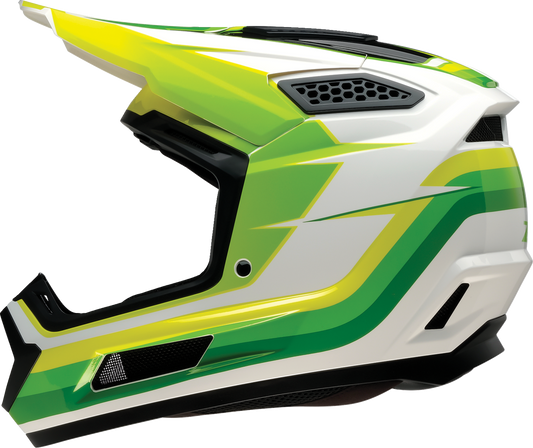 Z1R Dirt Maxx Offroad Helmet Vortex White/Green