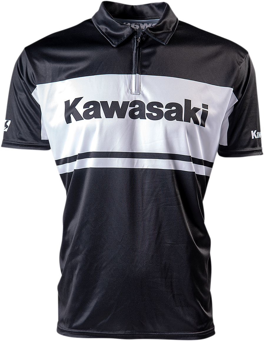 Factory Effex Kawasaki Team Pit Shirt - Black/White