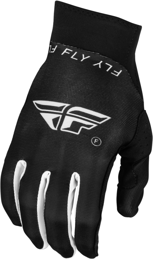 FLY Racing 2025 Youth Pro Lite Gloves Black/White Youth Large