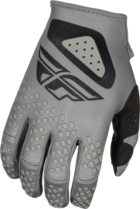 FLY Racing 2025 Youth Kinetic Sym Gloves Grey/Black