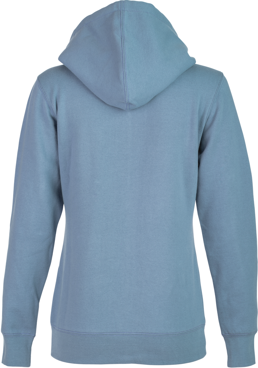 FLY Racing Womens FLY Corporate Zip Up Hoodie Light Blue