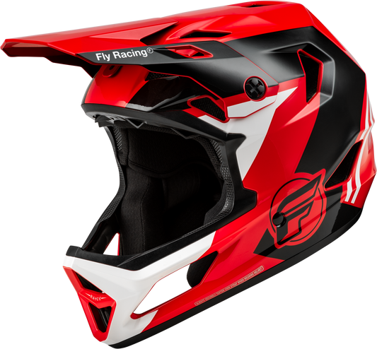 FLY Racing 2025 Rayce Bicycle Helmet Red/Black/White