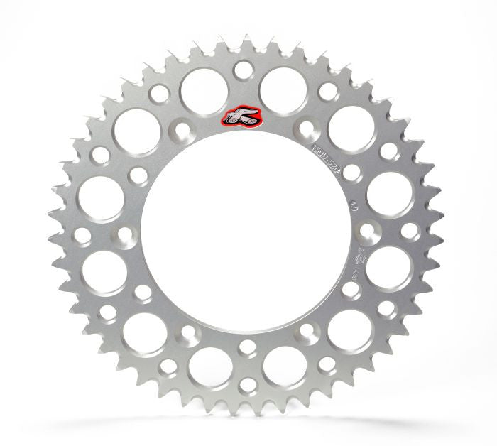 Renthal - 121U-420-47GBSI - Rear Ultralight Sprocket Silver Grooved 47t