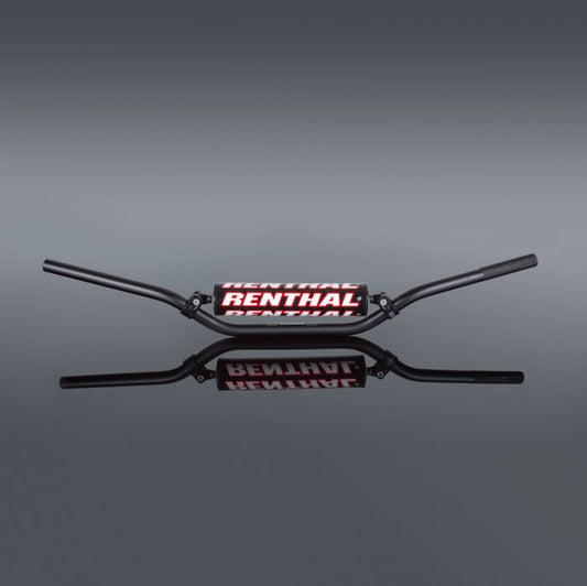 Renthal - 677-01-BK-03-219 - 677 7/8" Handlebar Black - Padded