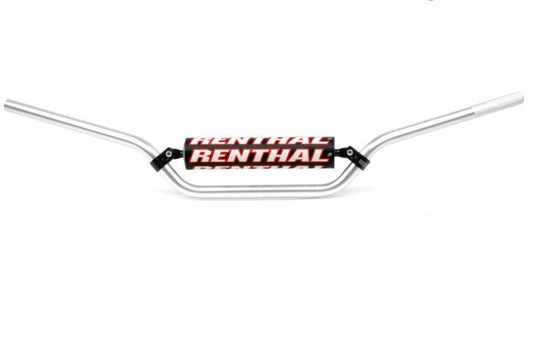 Renthal - 837-01-SI-01-185 - 837 7/8" Handlebar Silver - Padded