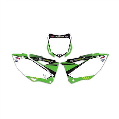 D'Cor 2015 Monster Energy Kawasaki Replica Number Plate Backgrounds
