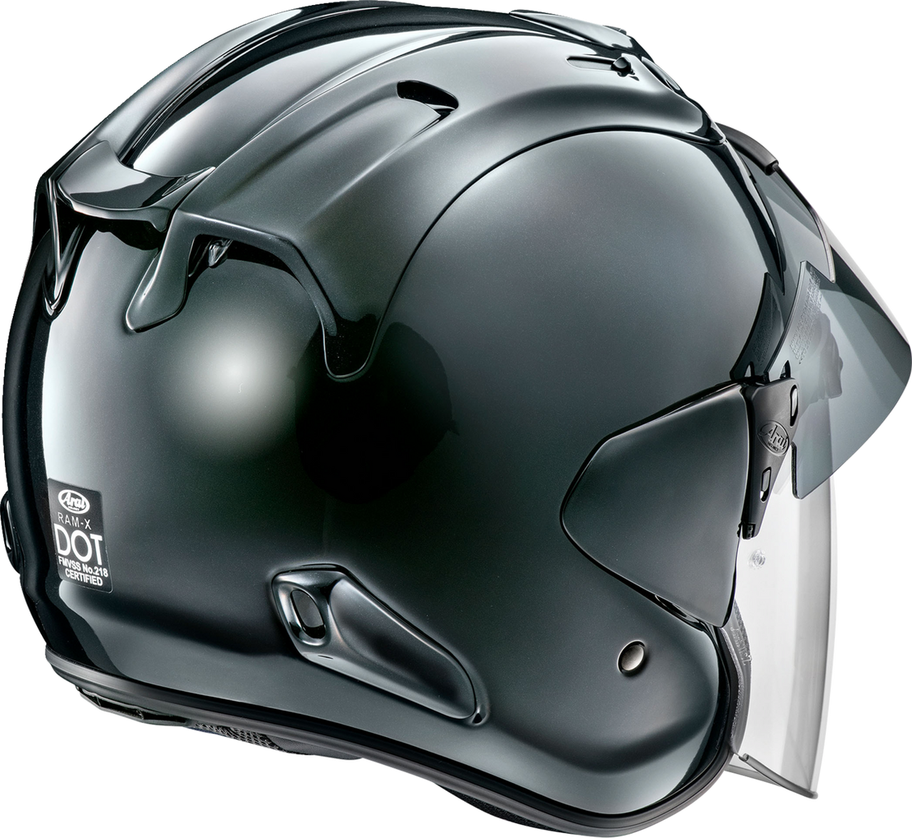 Arai Ram-X Solid Open-Face Motorcycle Helmet Diamond Black