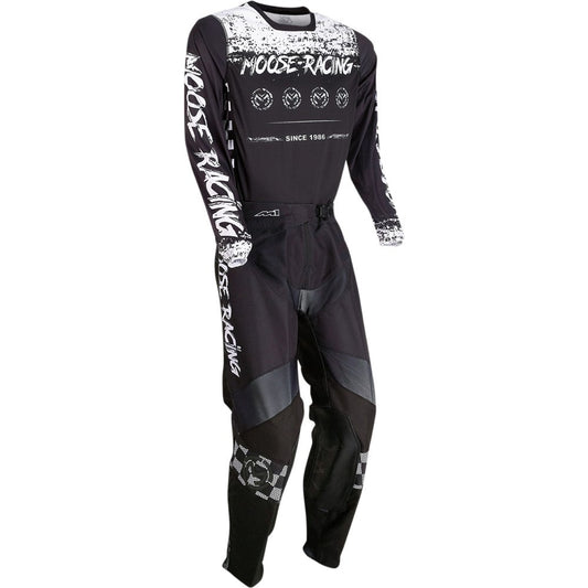 Moose Racing 2022 M1 Jersey Pant Combo Black/White