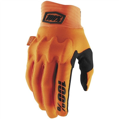 100% Cognito Offroad Gloves - Fluorescent Orange/Black