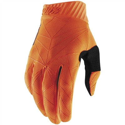 100% Ridefit Offroad Gloves - Fluorescent Orange/Black